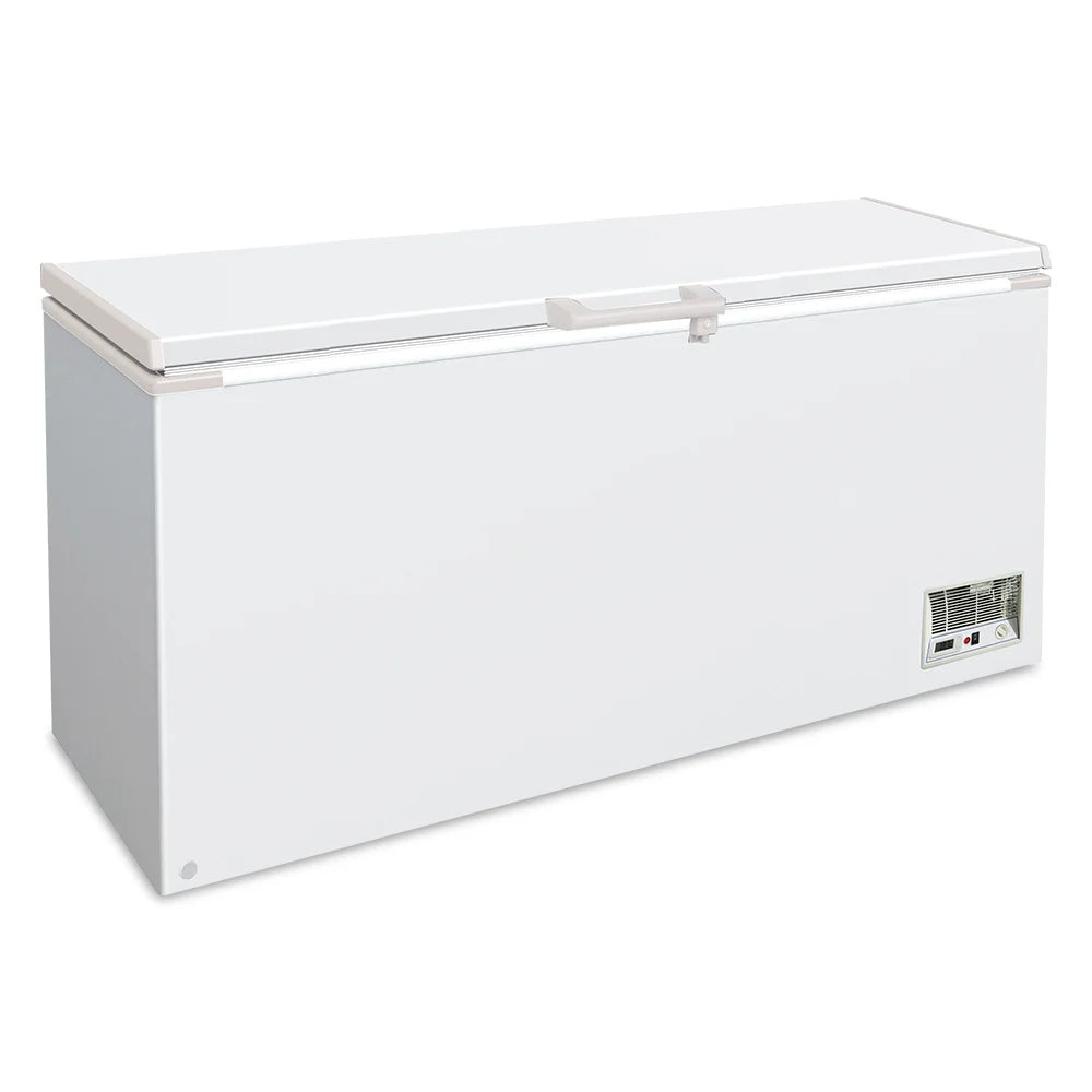 Medal chest freezer - 570l, solid lid, -20°c, 5-yr warranty