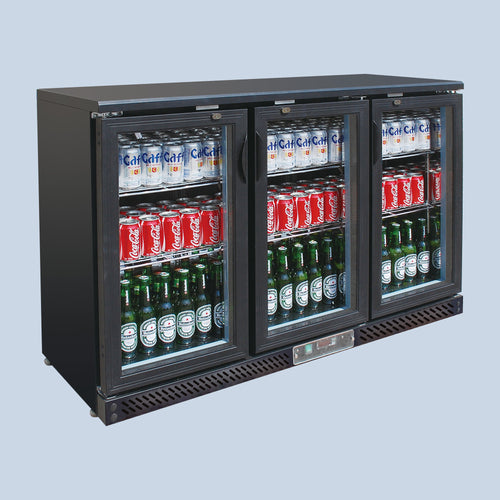 Medal Bar Cooler – 3 Hinged Glass Door, 320L