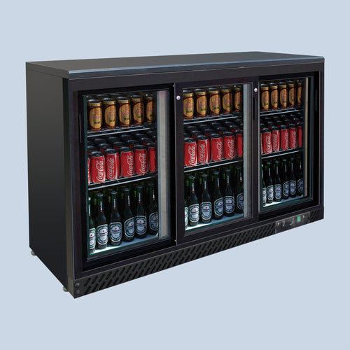Medal Bar Cooler – 3 Sliding Glass Door, 320L