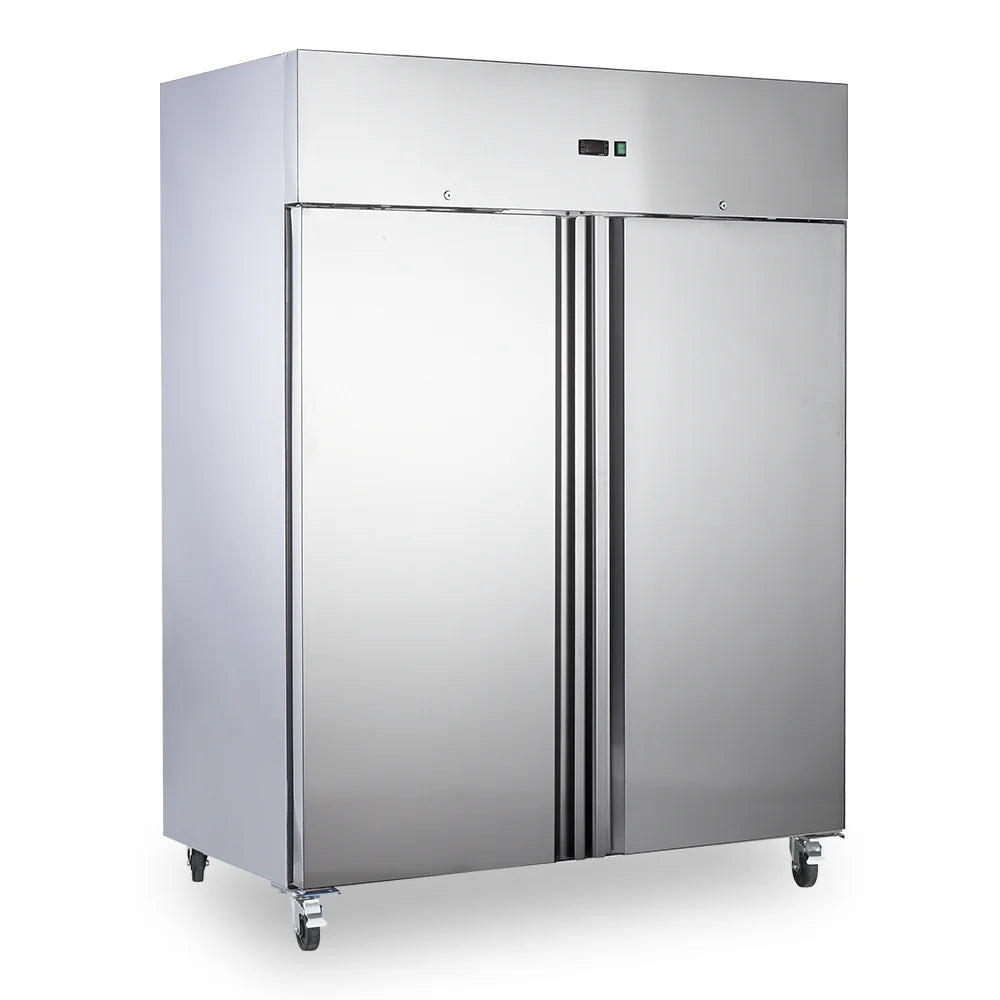 Medal upright chiller ss304 - 1173l, double door, +2°c to +8°c, 5-yr warranty